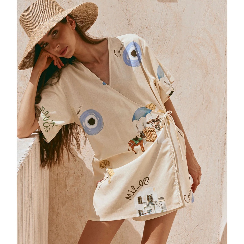 Sabo Skirt Isles of Greece Mini
